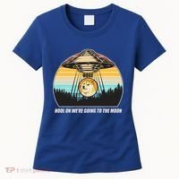 Doge Coin UFO Doge Crypto Currency To The Moon Women's T-Shirt thumb 0