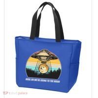Doge Coin UFO Doge Crypto Currency To The Moon Tote Bag thumb 3