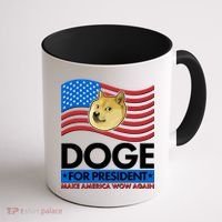 DOGE For President Make America Wow Again Coffee Mug thumb 1