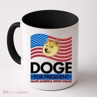 DOGE For President Make America Wow Again Coffee Mug thumb 0