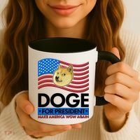 DOGE For President Make America Wow Again Coffee Mug thumb 3