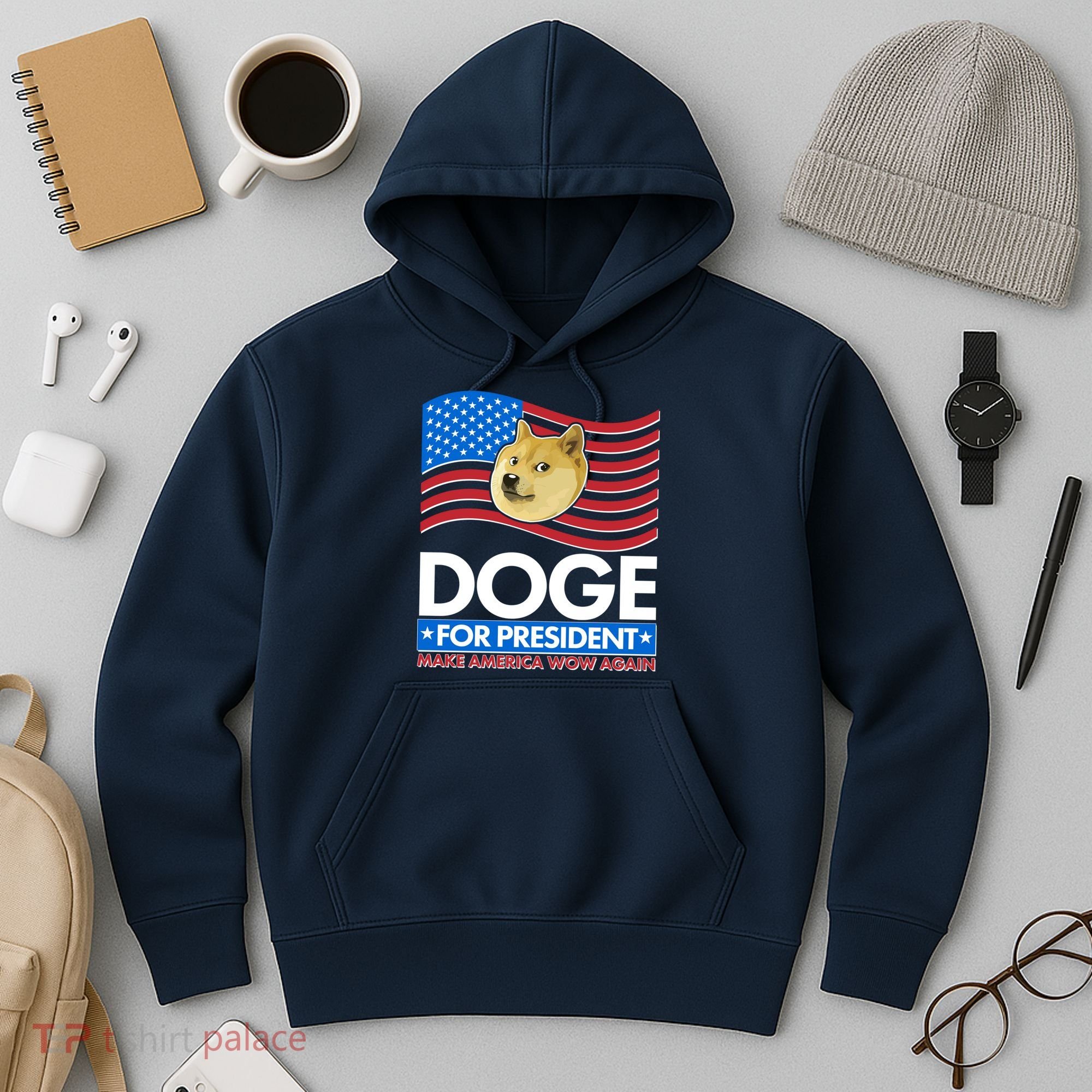 DOGE For President Make America Wow Again Hoodie