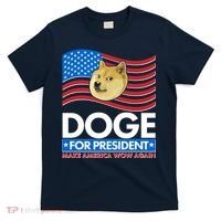 DOGE For President Make America Wow Again T-Shirt thumb 0