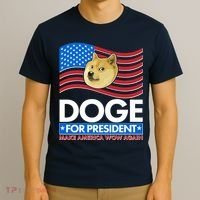 DOGE For President Make America Wow Again T-Shirt thumb 3