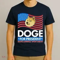 DOGE For President Make America Wow Again T-Shirt thumb 3