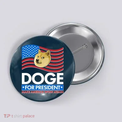 DOGE For President Make America Wow Again Button