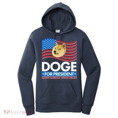 DOGE For President Make America Wow Again Women's Hoodie
