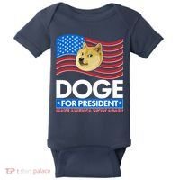 DOGE For President Make America Wow Again Baby Bodysuit thumb 0