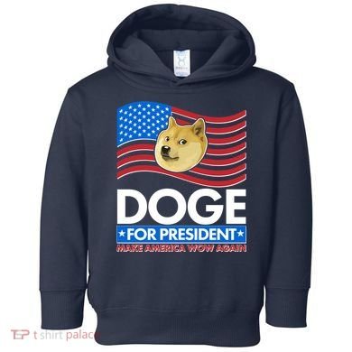 DOGE For President Make America Wow Again Toddler Hoodie