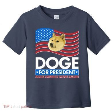 DOGE For President Make America Wow Again Toddler T-Shirt