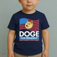 DOGE For President Make America Wow Again Toddler T-Shirt thumb 2