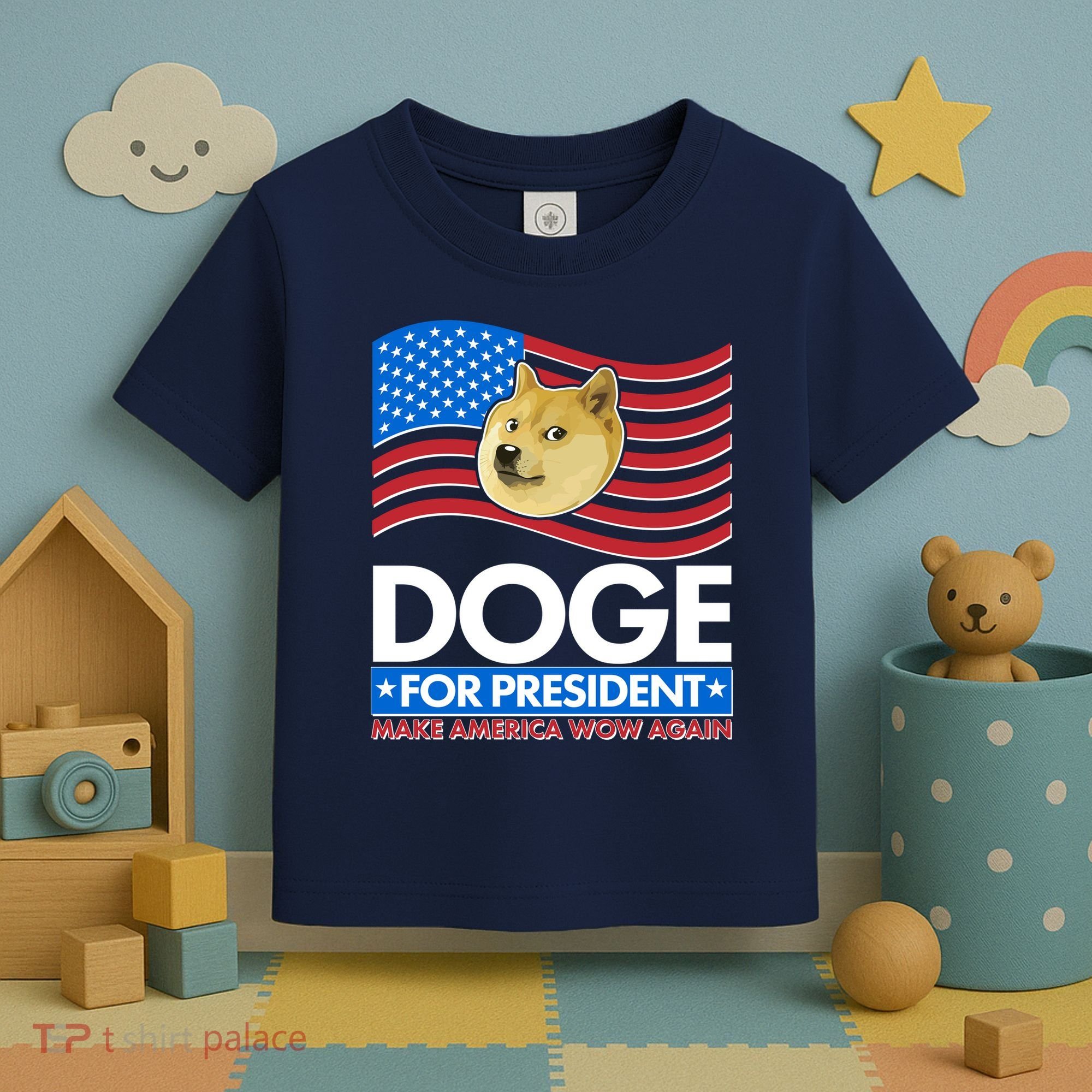 DOGE For President Make America Wow Again Toddler T-Shirt