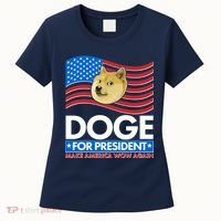 DOGE For President Make America Wow Again Women's T-Shirt thumb 0