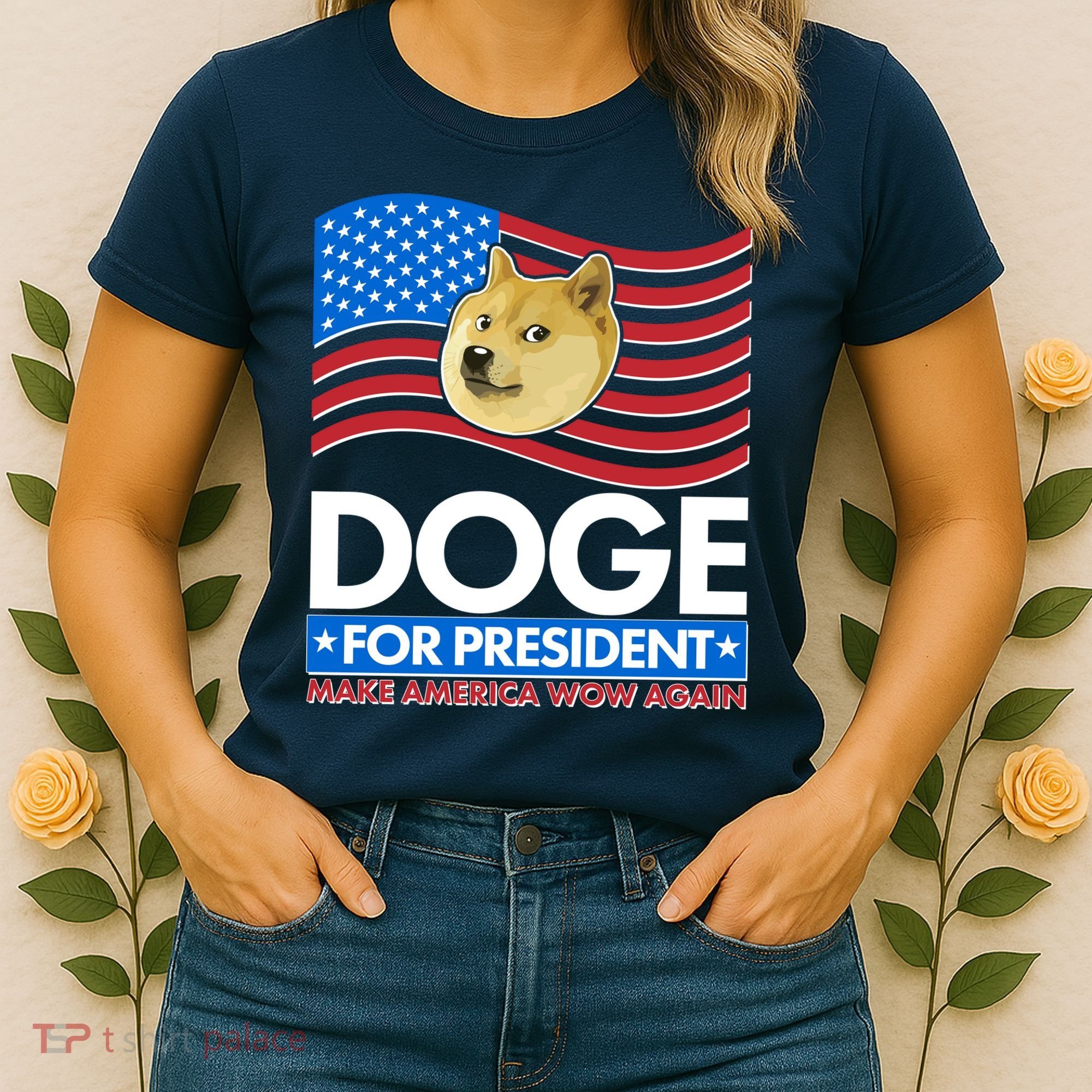 DOGE For President Make America Wow Again Women's T-Shirt