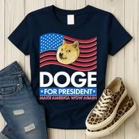 DOGE For President Make America Wow Again Women's T-Shirt thumb 3