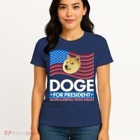DOGE For President Make America Wow Again Women's T-Shirt thumb 4
