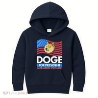 DOGE For President Make America Wow Again Kids Hoodie thumb 0