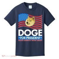 DOGE For President Make America Wow Again Kids T-Shirt thumb 0