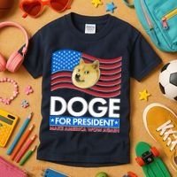 DOGE For President Make America Wow Again Kids T-Shirt thumb 3