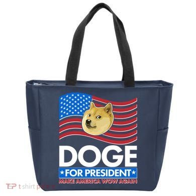 DOGE For President Make America Wow Again Tote Bag