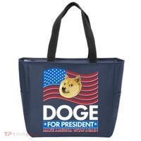 DOGE For President Make America Wow Again Tote Bag thumb 0