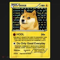 Doge HODL Card Crypto Currency Funny Backpack thumb 2