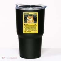 Doge HODL Card Crypto Currency Funny Tumbler thumb 0