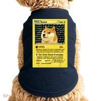 Doge HODL Card Crypto Currency Funny Doggie Tank thumb 0