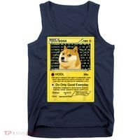 Doge HODL Card Crypto Currency Funny Tank Top thumb 0