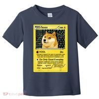 Doge HODL Card Crypto Currency Funny Toddler T-Shirt thumb 0