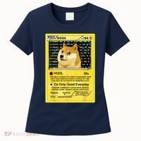 Doge HODL Card Crypto Currency Funny Women's T-Shirt thumb 0
