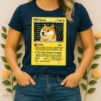 Doge HODL Card Crypto Currency Funny Women's T-Shirt thumb 2