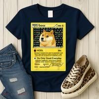 Doge HODL Card Crypto Currency Funny Women's T-Shirt thumb 3