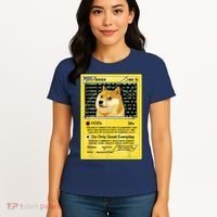 Doge HODL Card Crypto Currency Funny Women's T-Shirt thumb 4