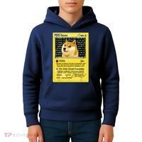 Doge HODL Card Crypto Currency Funny Kids Hoodie thumb 4