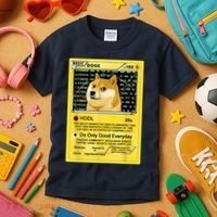 Doge HODL Card Crypto Currency Funny Kids T-Shirt thumb 3