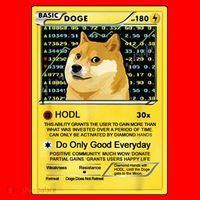 Doge HODL Card Crypto Currency Funny Santa Hat thumb 1