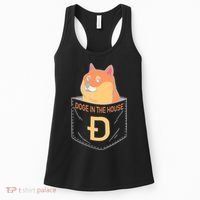 Doge In The House Pocket Women's Tank Top thumb 0