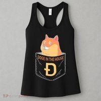 Doge In The House Pocket Women's Tank Top thumb 3