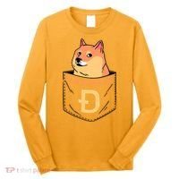 Doge In The House Pocket Long Sleeve Shirt thumb 0