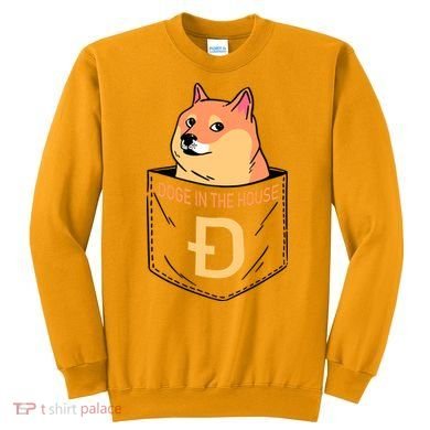 Doge In The House Pocket Sweatshirt