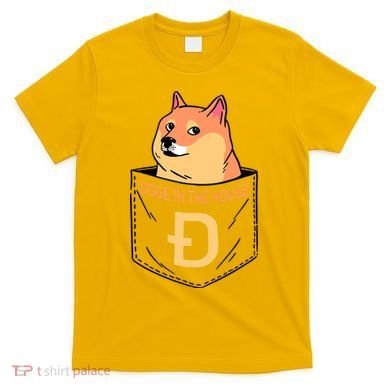 Doge In The House Pocket T-Shirt