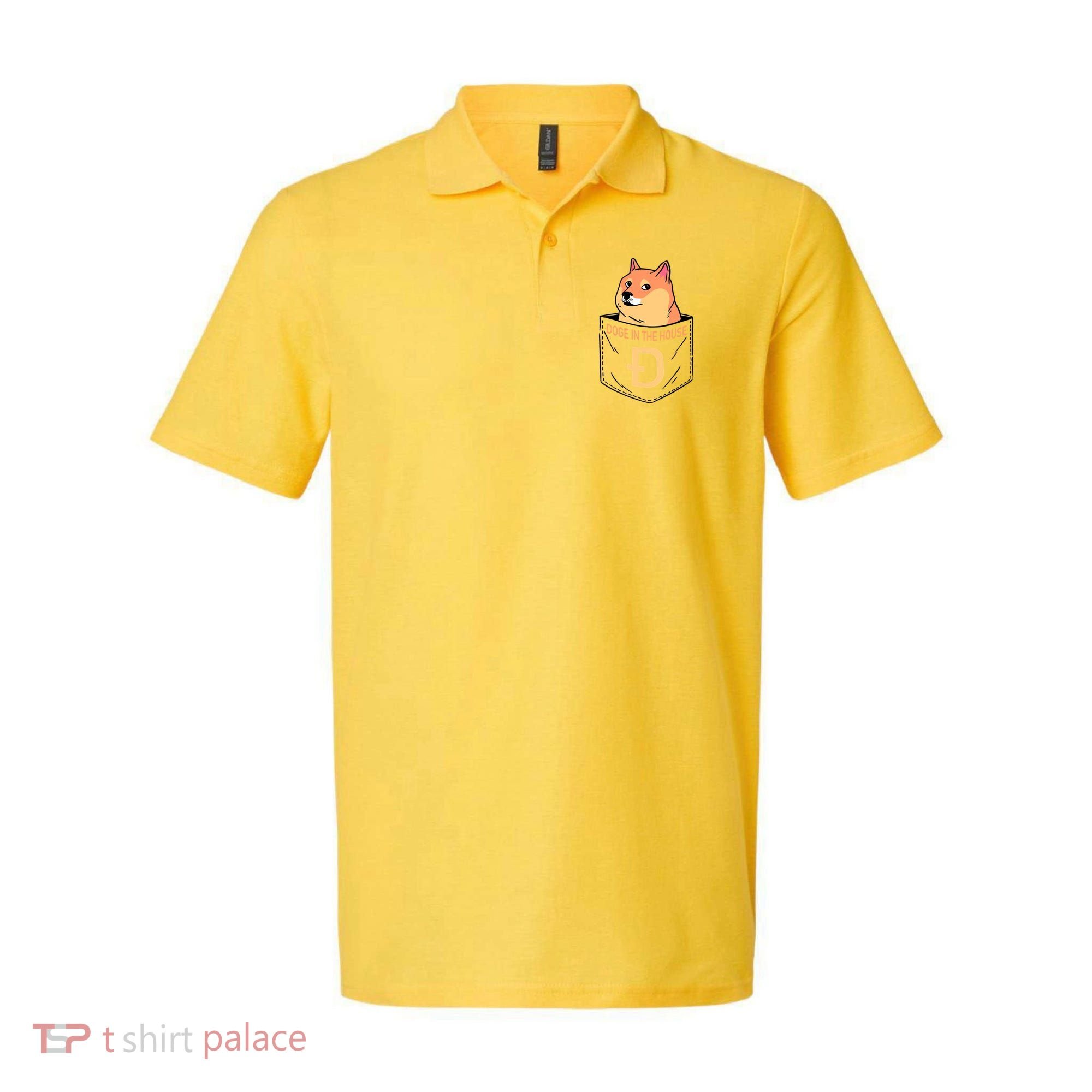 Doge In The House Pocket Polo