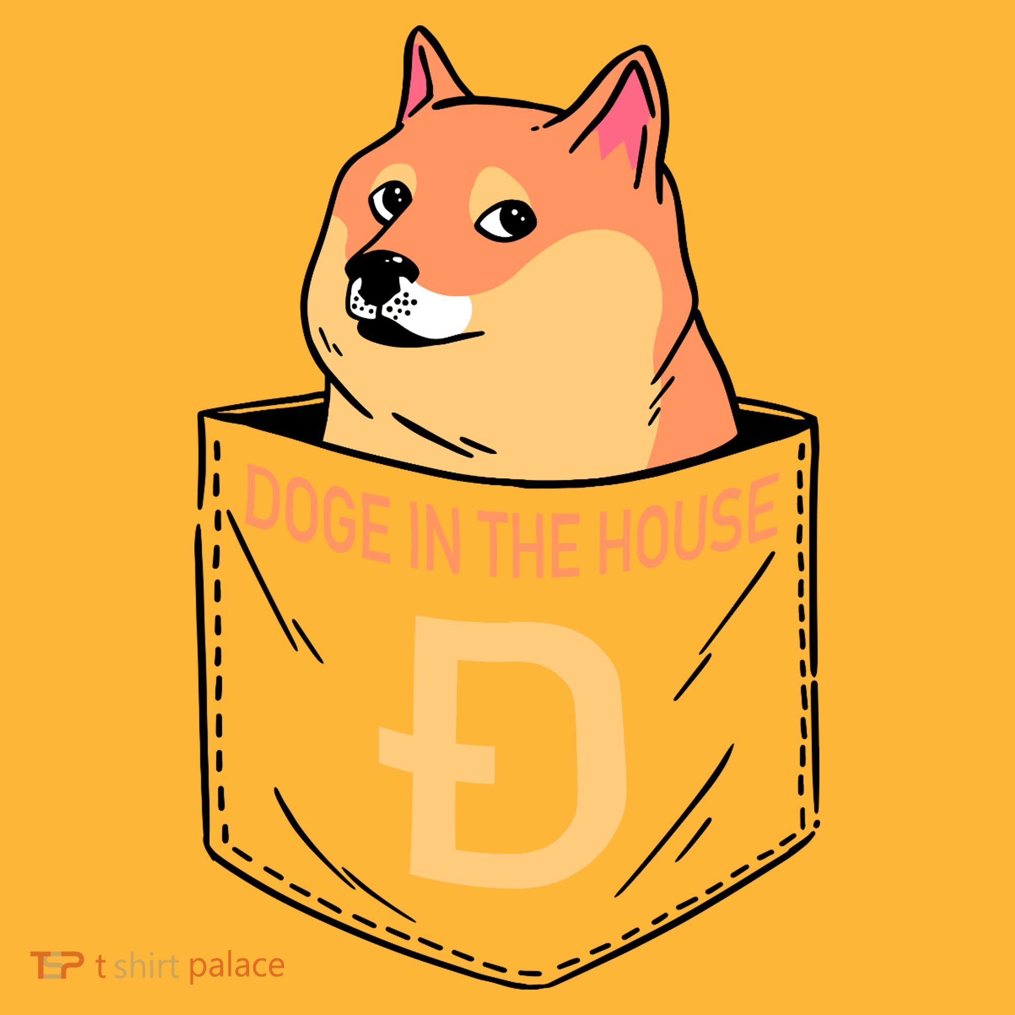 Doge In The House Pocket Mousepad