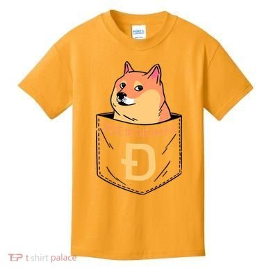 Doge In The House Pocket Kids T-Shirt