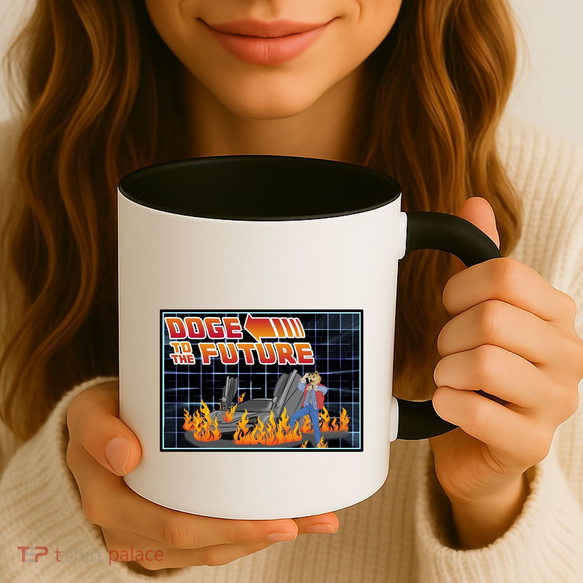 Doge To The Future Coffee Mug
