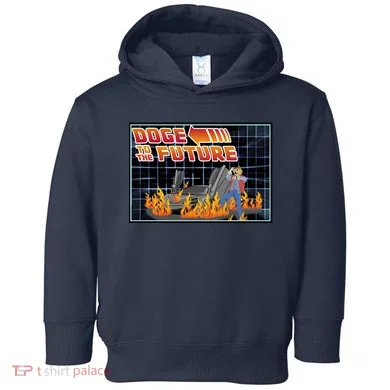 Doge To The Future Toddler Hoodie