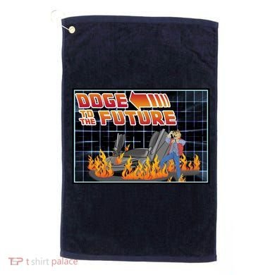 Doge To The Future Golf Towel
