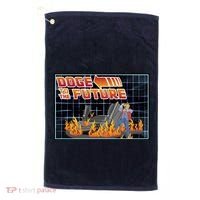Doge To The Future Golf Towel thumb 0