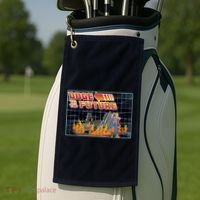Doge To The Future Golf Towel thumb 2